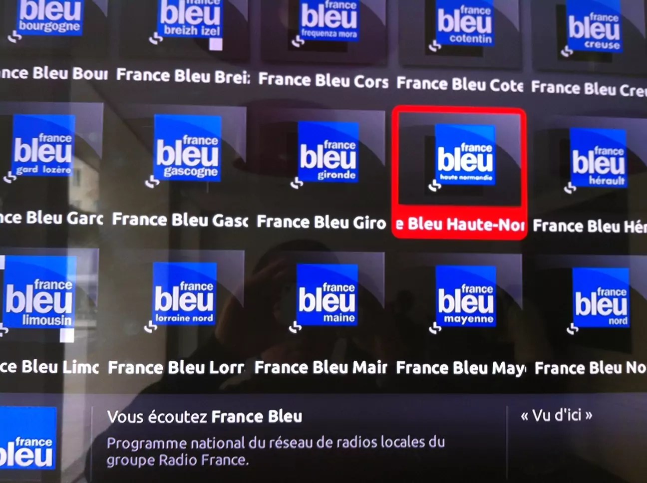 Toutes les Radios de France Bleu disponibles sur la Freebox...mais